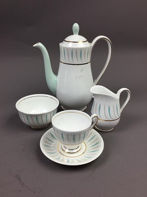 Lot 608 - A QUEEN ANNE CAPRICE PATTERN COFFEE SERVICE AND VARIOUS TEA SERVICES