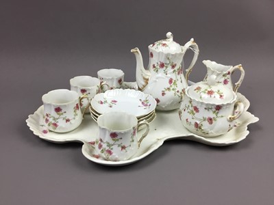 Lot 591 - A FRENCH CABARET TEA SERVICE AND OTHER CERAMICS