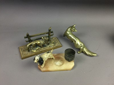 Lot 614 - A COLLECTION OF BRASS AND METAL WARE