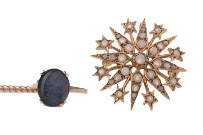 Lot 410 - A COLLECTION OF OPAL JEWELLERY