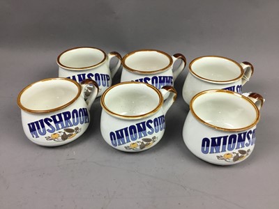 Lot 634 - A DELPHINE PART TEA SERVICE ALONG WITH OTHER CERAMICS