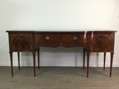 Lot 670 - A REPRODUCTION BREAKFRONT SIDEBOARD