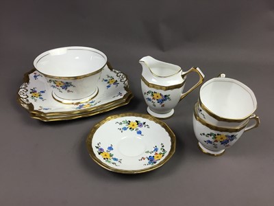 Lot 657 - A TUSCAN PART TEA SERVICE