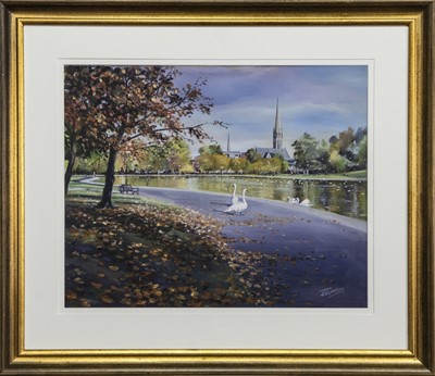 Lot 66 - AN UNTITLED OIL BY JAMES SOMERVILLE LINDSAY