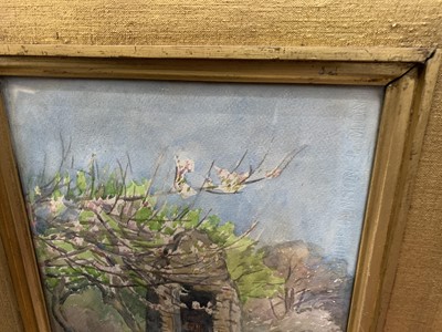 Lot 269 - OLD WELL IN NORMANDY, A WATERCOLOUR BY BESSIE INNESS YOUNG