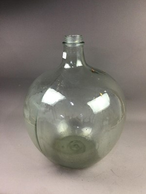 Lot 732 - A GLASS CARBOY