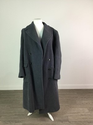 Lot 706 - A GENT'S CROMBIE COAT AND ANOTHER