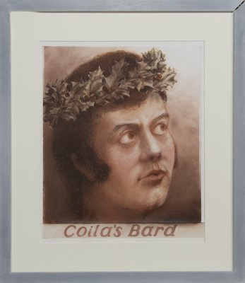Lot 180 - COILA'S BARD, A PASTEL BY PERER BEVAN