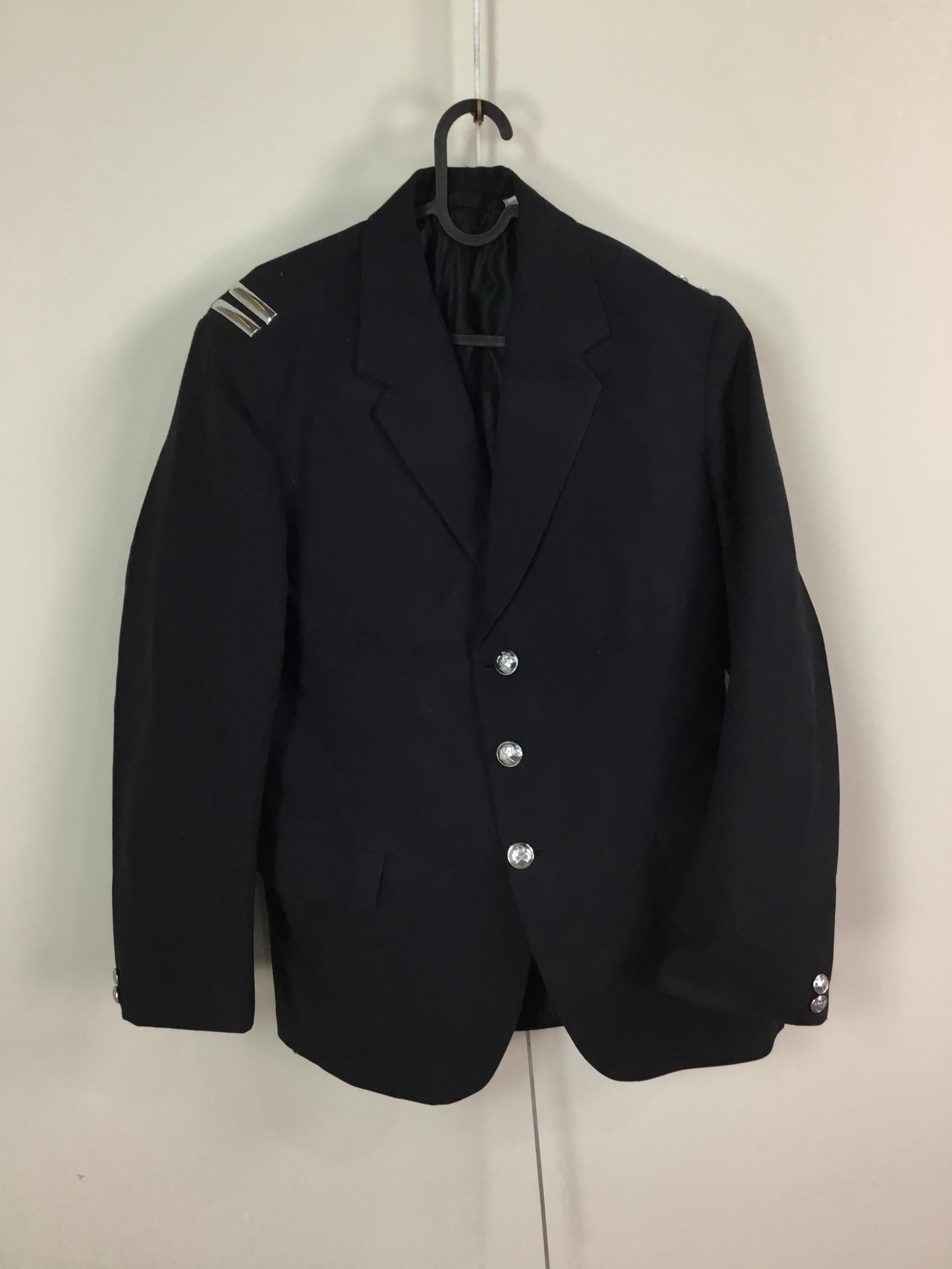 Lot 18 A ROYAL NAVY UNIFORM, ALONG WITH TWO JACKETS