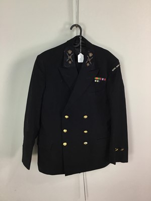Lot 18 - A ROYAL NAVY UNIFORM, ALONG WITH TWO JACKETS
