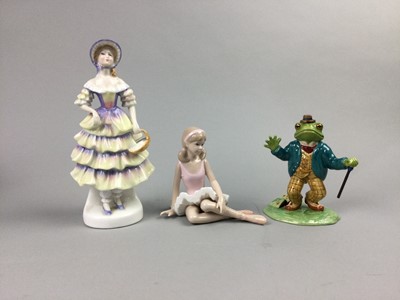 Lot 38 - A ROYAL DOULTON FIGURE OF HARMONY ALONG WITH NINE OTHERS AND A LEONARDO COLLECTION FIGURE