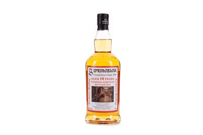 Lot 98 - SPRINGBANK MARRYING STRENGTH AGED 10 YEARS