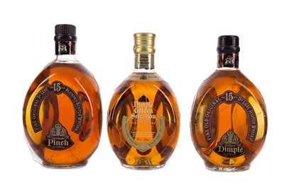 Lot 119 - TWO BOTTLES OF DIMPLE 15 YEARS OLD, AND ONE DIMPLE GOLDEN SELECTION