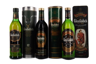 Lot 120 - GLENFIDDICH CASK STRENGTH 15 YEARS OLD, SPECIAL OLD RESERVE AND 12 YEARS OLD