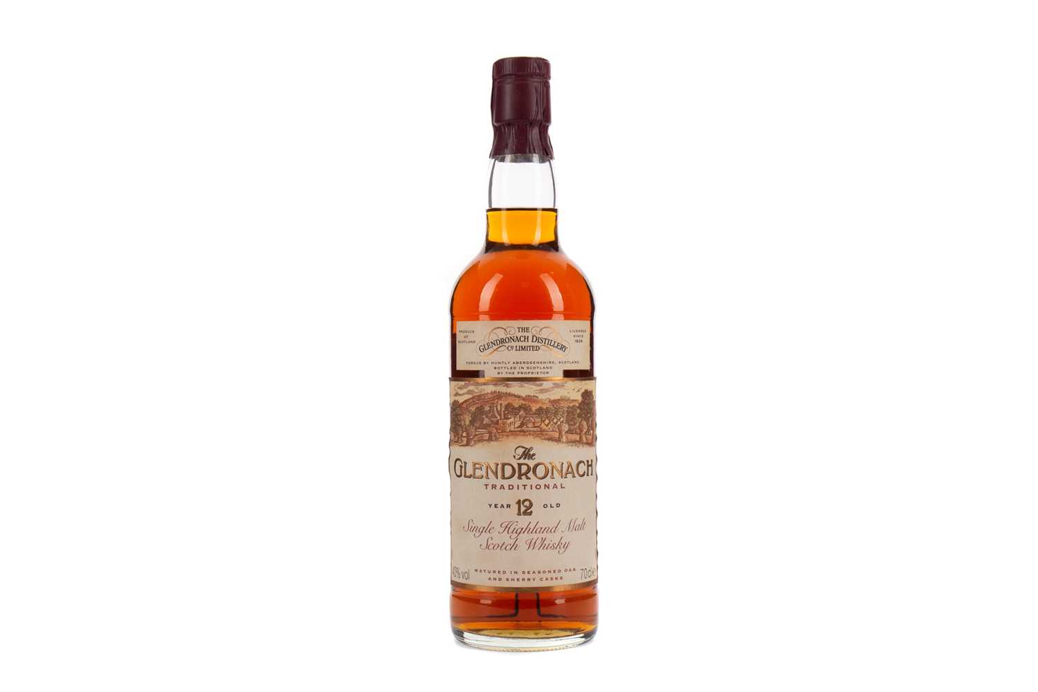 Lot 134 - GLENDRONACH TRADITIONAL 12 YEARS OLD