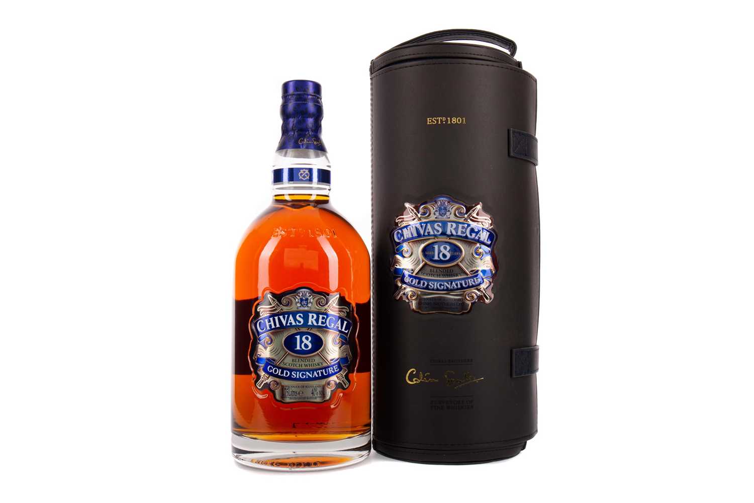Lot 190 - CHIVAS REGAL GOLD SIGNATURE AGED 18 YEARS - 1.75 LITRES