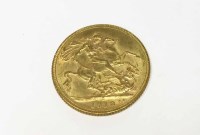 Lot 202 - GOLD SOVEREIGN DATED 1918