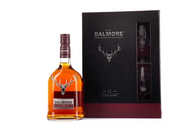 Lot 162 - DALMORE AGED 12 YEARS GLASS PACK