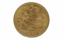 Lot 206 - GOLD HALF SOVEREIGN DATED 1925