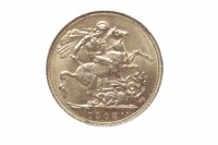 Lot 212 - GOLD SOVEREIGN DATED 1908