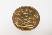 Lot 214 - GOLD SOVEREIGN DATED 1910