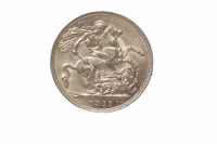 Lot 216 - GOLD SOVEREIGN DATED 1911