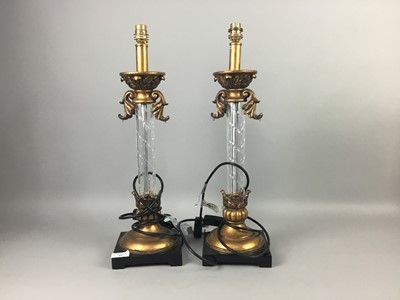 Lot 89 - A PAIR OF TABLE LAMPS BY COACH HOUSE FURNITURE