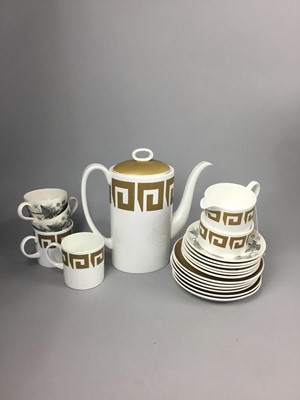 Lot 98 - A WEDGWOOD SUSIE COOPER COFFEE SERVICE ALONG WITH A TEA SERVICE