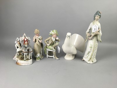 Lot 209 - A GROUP OF CERAMIC FIGURES