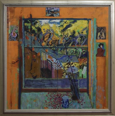 Lot 782 - A LARGE UNTITLED OIL BY MAUREEN BINNIE