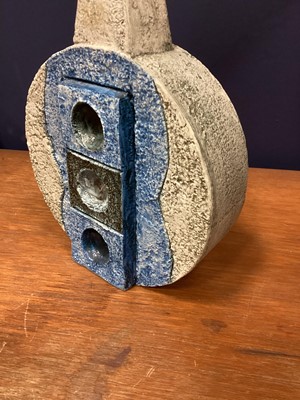 Lot 267 - A TROIKA POTTERY WHEEL SHAPED LAMP BASE