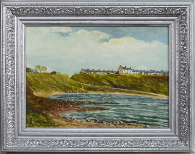 Lot 201 - SCOTTISH COVE, AN OIL BY WILLIAM HAINING