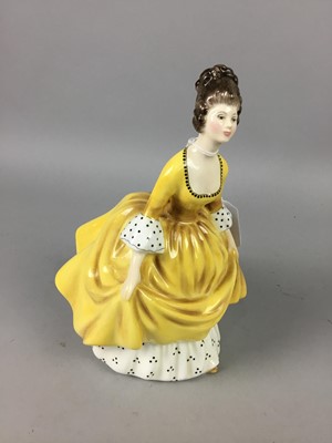 Lot 263 - A ROYAL DOULTON FIGURE - CORALIE AND OTHERS