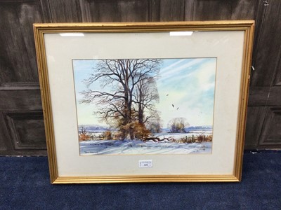 Lot 320 - WINTER SHADOWS BY LEWIS HOWE-BENNETT ALONG WITH TEN OTHER PICTURES