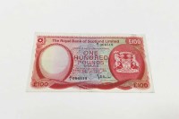Lot 261 - THE ROYAL BANK OF SCOTLAND LIMITED ONE HUNDRED...