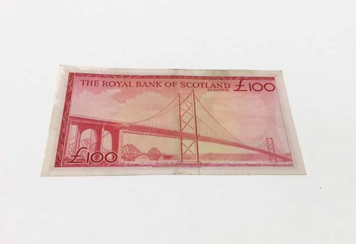 Lot 266 - THE ROYAL BANK OF SCOTLAND LIMITED ONE HUNDRED...