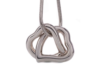 Lot 597 - AN YVES ST LAURENT SILVER NECKLACE