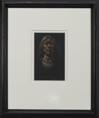 Lot 846 - FOR I WILL FOLLOW, A PASTEL BY PETER HOWSON