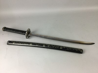 Lot 299 - A LOT OF TWO REPRODUCTION KATANAS