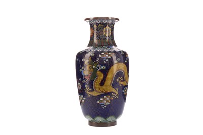 Lot 1729 - A LATE 19TH CENTURY CHINESE CLOISONNE VASE