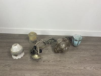 Lot 359 - A RISE AND FALL CEILING LIGHT