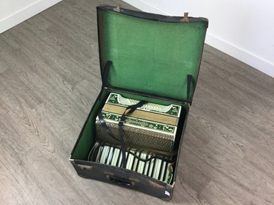 Lot 360 - A HOHNER ACCORDIAN IN CASE