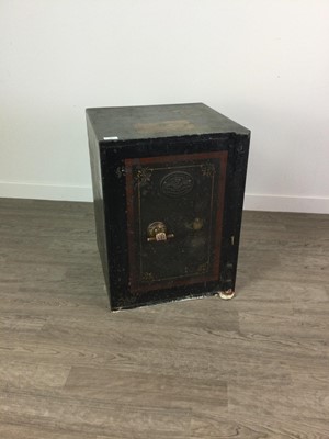 Lot 363 - A CAST IRON SAFE BY S WITHERS & CO