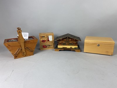 Lot 332 - A COLLECTION OF VARIOUS JEWELLERY BOXES