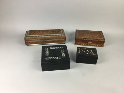 Lot 24 - A COLLECTION OF TRINKET AND OTHER BOXES
