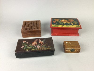 Lot 24 - A COLLECTION OF TRINKET AND OTHER BOXES