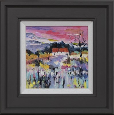 Lot 872 - SHEPHERD'S DELIGHT, AN OIL BY CAROL WEST