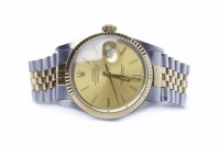 Lot 138 - GENTLEMAN'S ROLEX OYSTER PERPETUAL DATEJUST...