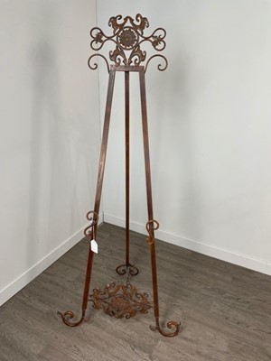 Lot 146 - A METAL PICTURE EASEL