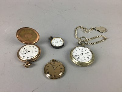 Lot 4 - A LOT OF FOUR POCKET WATCHES